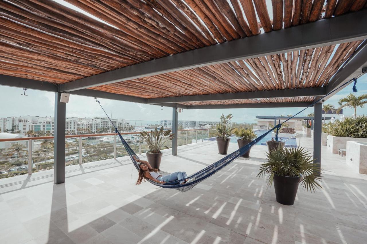 La Amada Condo With Marina View Cancún Exterior foto