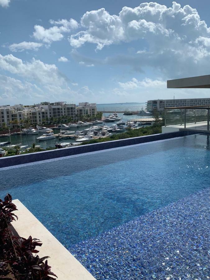 La Amada Condo With Marina View Cancún Exterior foto